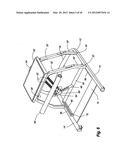 Collapsible exercise chair diagram and image