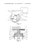 DISPOSABLE DEVICE FOR THE CONTINUOUS CENTRIFUGAL SEPARATION OF A     PHYSIOLOGICAL FLUID diagram and image