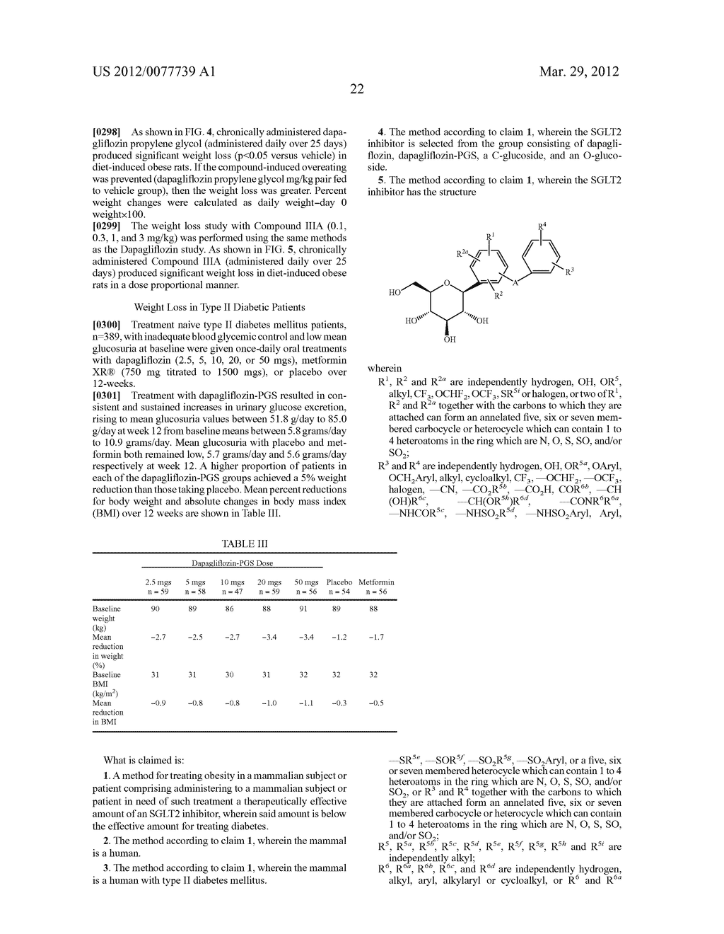 METHODS FOR TREATING OBESITY EMPLOYING AN SGLT2 INHIBITOR AND COMPOSITIONS     THEREOF - diagram, schematic, and image 28