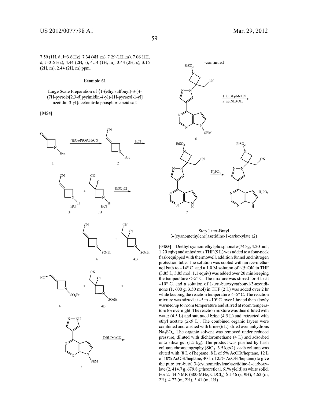 AZETIDINE AND CYCLOBUTANE DERIVATIVES AS JAK INHIBITORS - diagram, schematic, and image 60