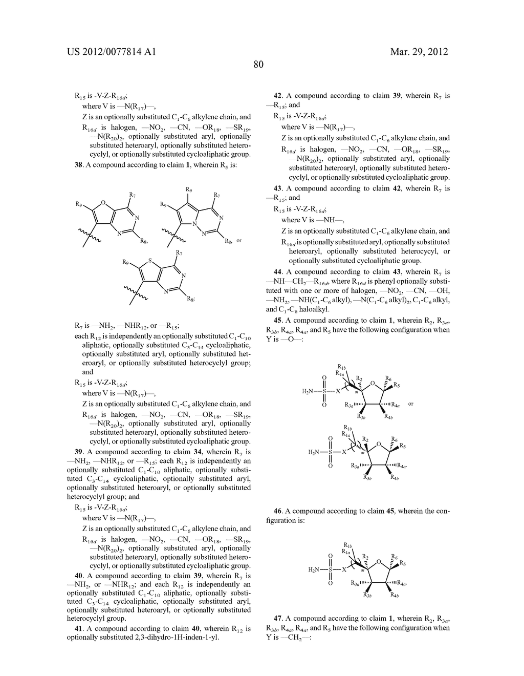 SULFONAMIDE, SULFAMATE, AND SULFAMOTHIOATE DERIVATIVES - diagram, schematic, and image 81