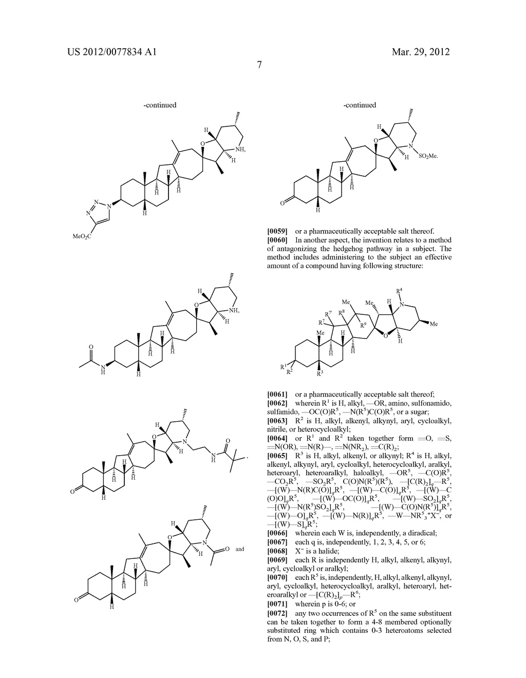 Methods of Use of Cyclopamine Analogs - diagram, schematic, and image 08