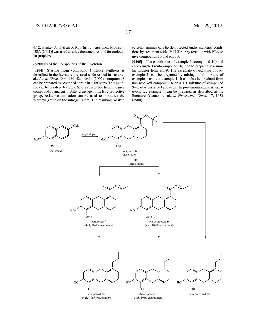 METHODS OF ADMINISTERING     (4AR,10AR)-1-N-PROPYL-1,2,3,4,4A,5,10,10A-OCTAHYDROBENZO [G]     QUINOLINE-6,7-DIOL AND RELATED COMPOUNDS ACROSS THE ORAL MUCOSA, THE     NASAL MUCOSA OR THE SKIN AND PHARMACEUTICAL COMPOSITIONS THEREOF - diagram, schematic, and image 23