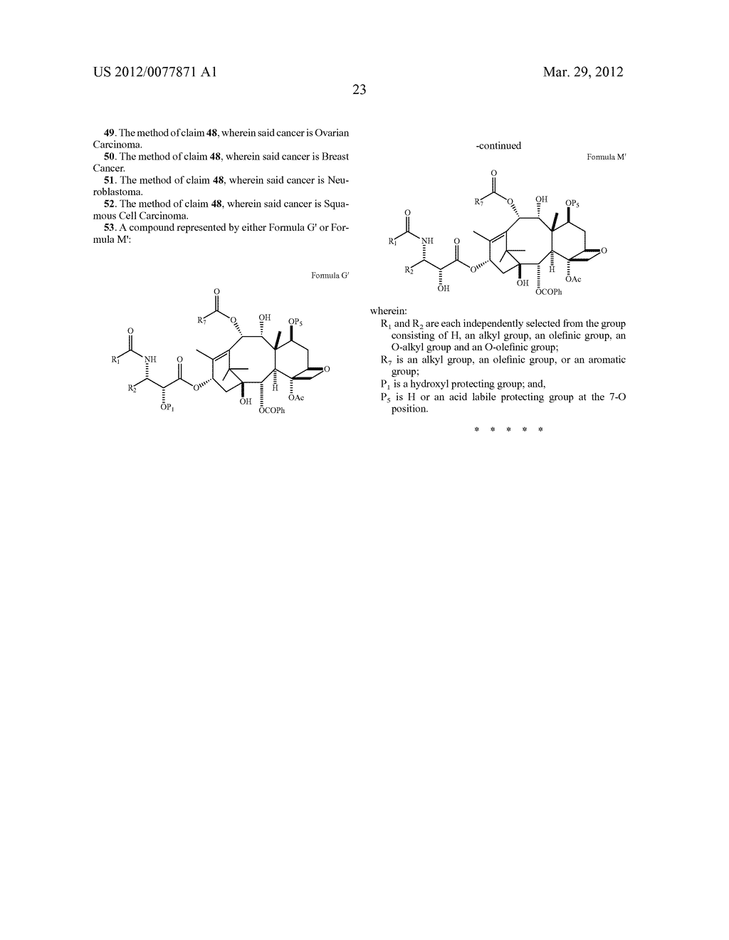 9, 10-Alpha, Alpha-OH-Taxane Analogs and Methods for Production Thereof - diagram, schematic, and image 47