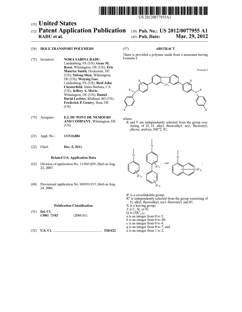 HOLE TRANSPORT POLYMERS - diagram, schematic, and image 01