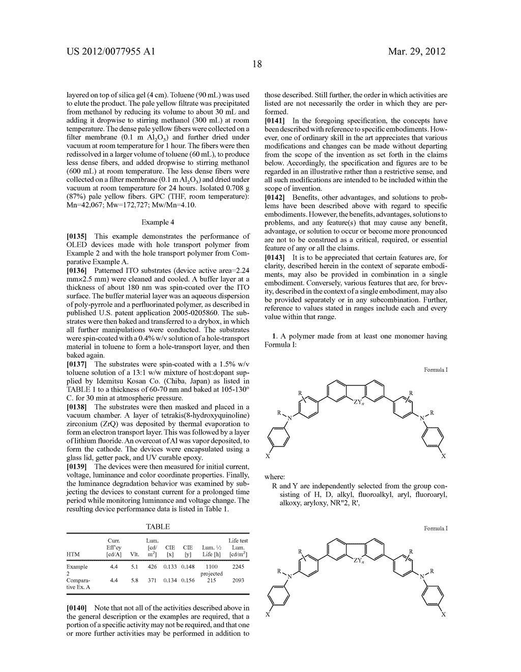 HOLE TRANSPORT POLYMERS - diagram, schematic, and image 20