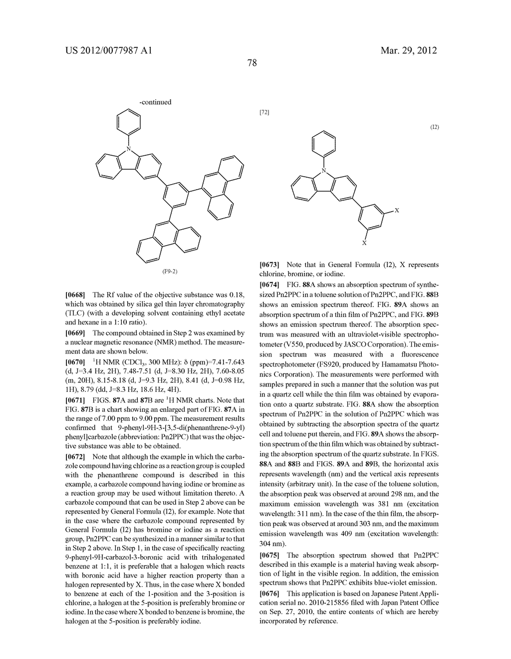 ORGANIC COMPOUND, LIGHT-EMITTING ELEMENT, LIGHT-EMITTING DEVICE,     ELECTRONIC DEVICE, AND LIGHTING DEVICE - diagram, schematic, and image 147