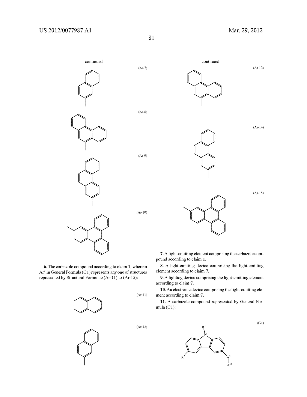 ORGANIC COMPOUND, LIGHT-EMITTING ELEMENT, LIGHT-EMITTING DEVICE,     ELECTRONIC DEVICE, AND LIGHTING DEVICE - diagram, schematic, and image 150