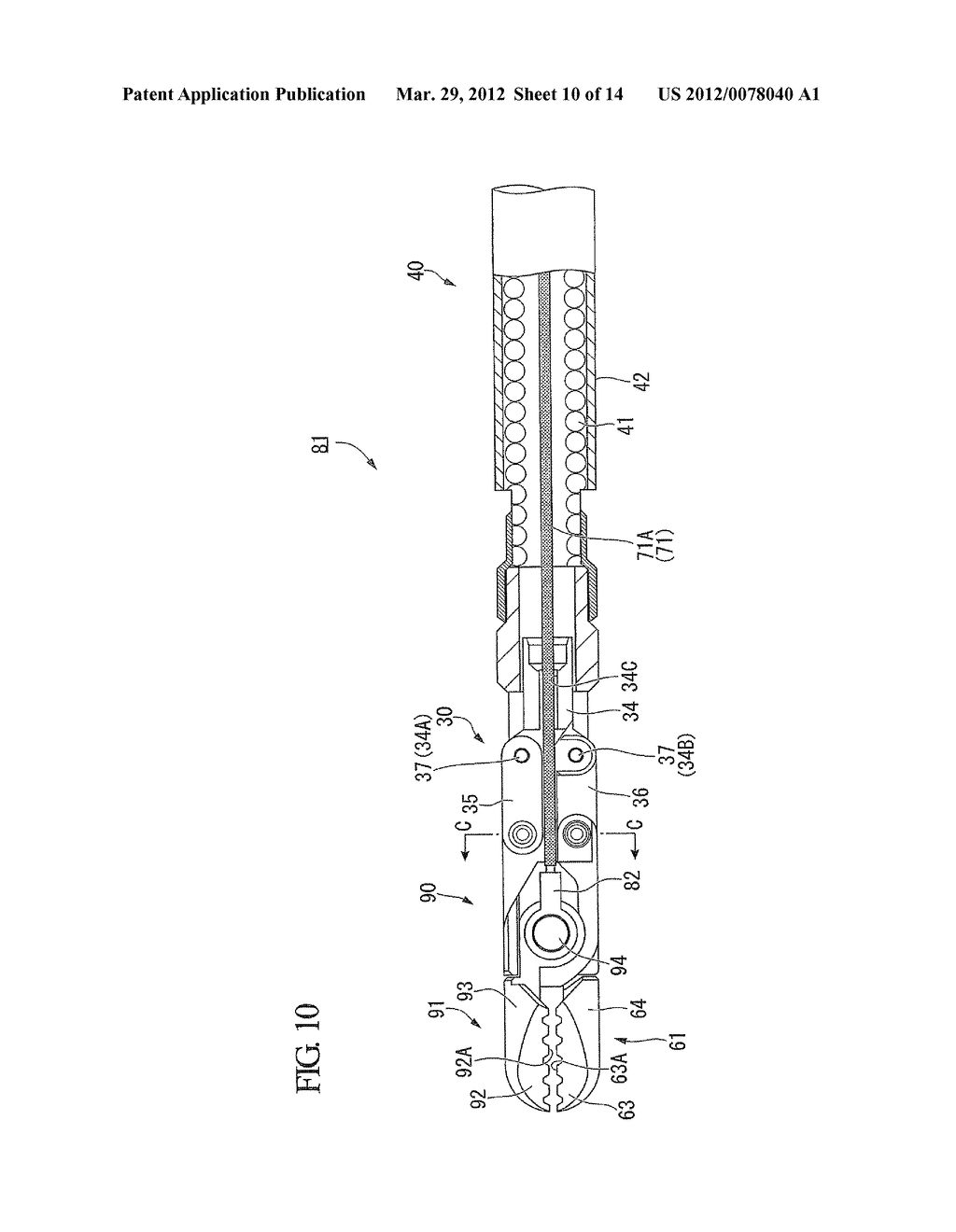 TREATMENT INSTRUMENT FOR ENDOSCOPE - diagram, schematic, and image 11