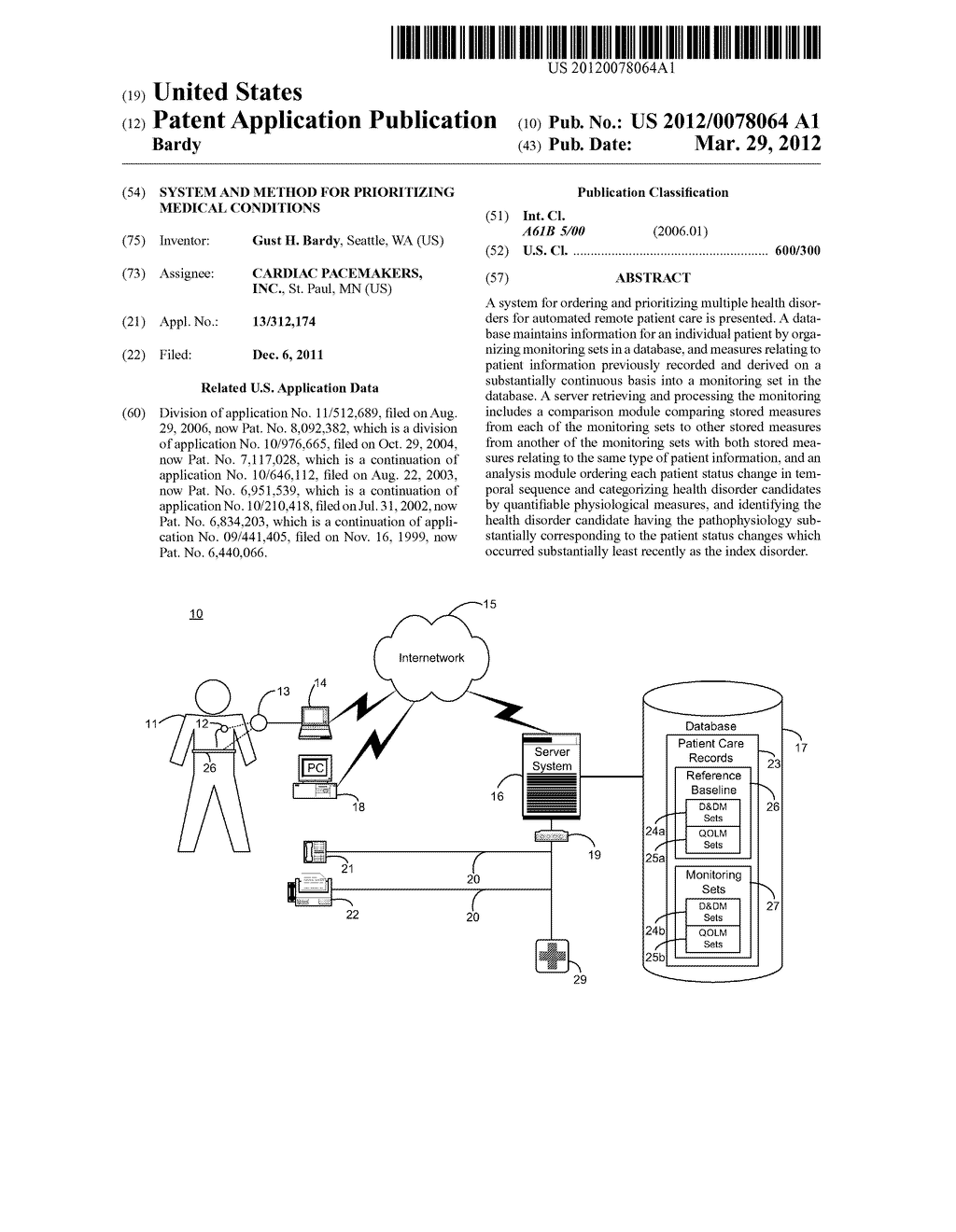 SYSTEM AND METHOD FOR PRIORITIZING MEDICAL CONDITIONS - diagram, schematic, and image 01