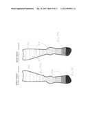 COMPRESSION GARMENTS PROVIDING TARGETED AND SIMULTANEOUS COMPRESSIVE     THERMAL THERAPY diagram and image