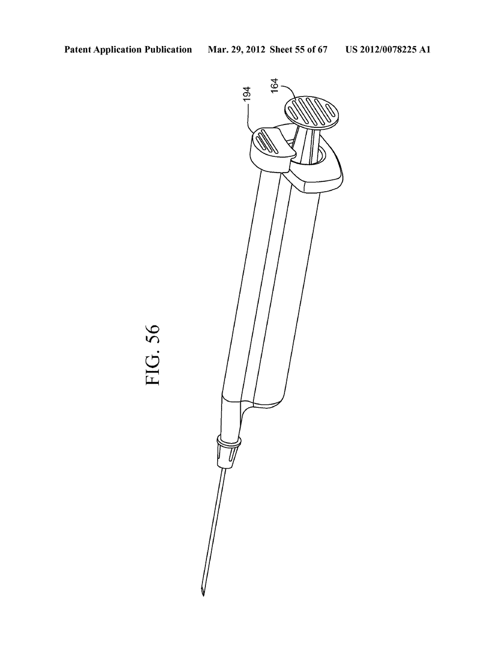 Dual Chamber Syringe With Retractable Needle - diagram, schematic, and image 56