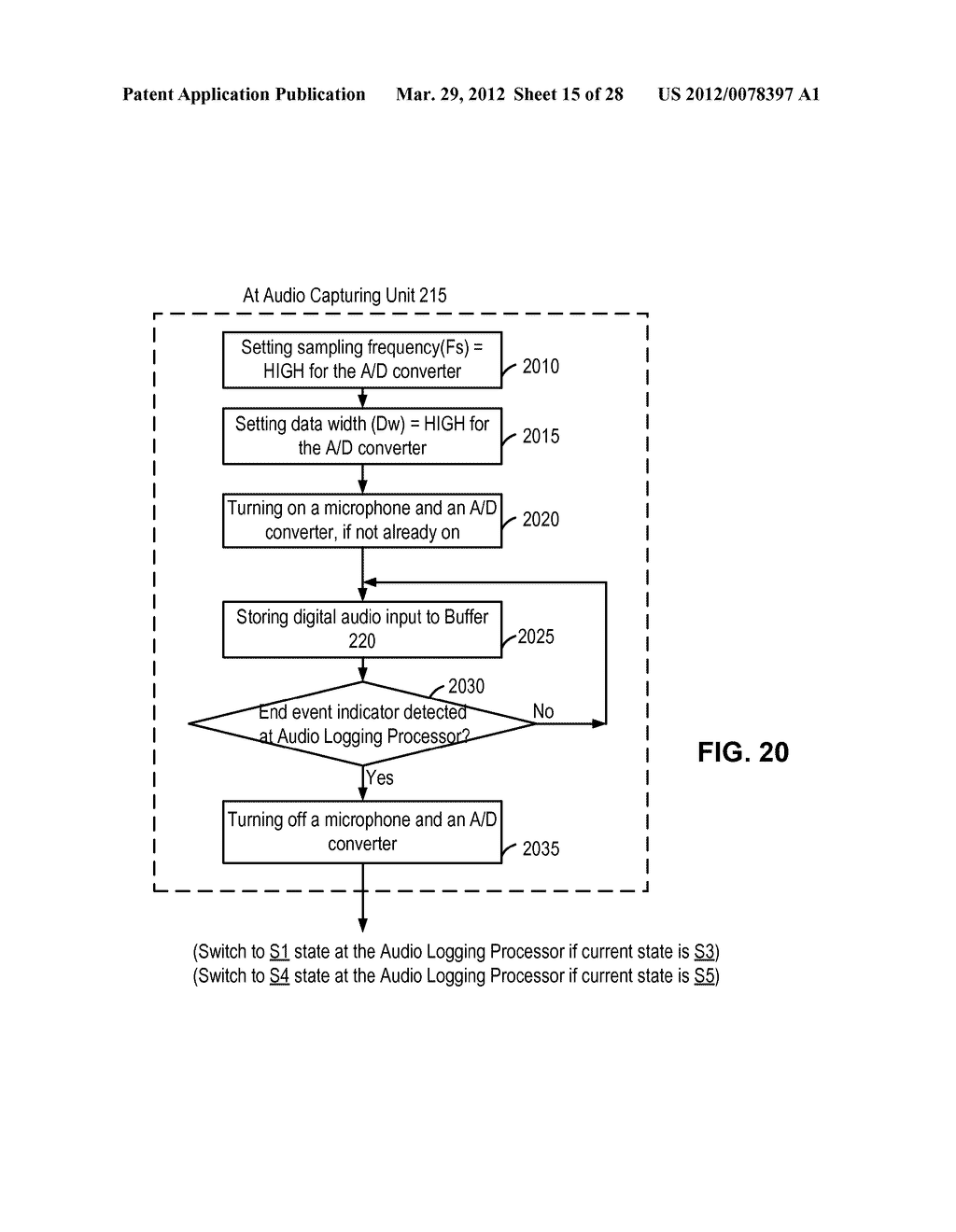 SYSTEM AND METHOD OF SMART AUDIO LOGGING FOR MOBILE DEVICES - diagram, schematic, and image 16