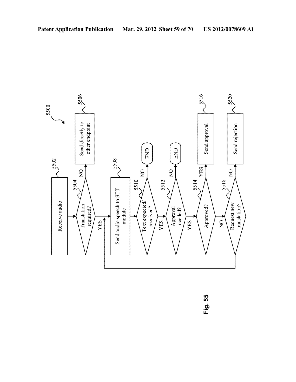 SYSTEM AND METHOD FOR LANGUAGE TRANSLATION IN A HYBRID PEER-TO-PEER     ENVIRONMENT - diagram, schematic, and image 60