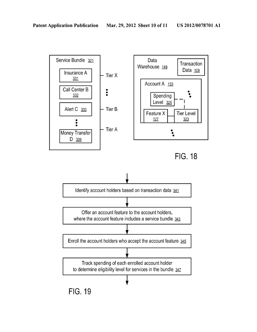 Systems and Methods to Provide Services Based on Transaction Activities - diagram, schematic, and image 11