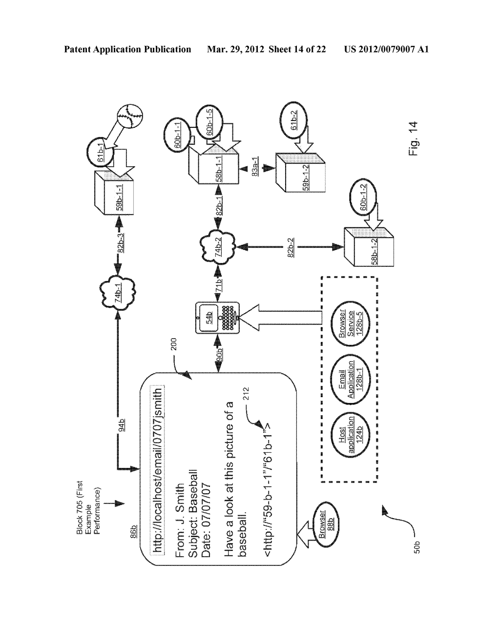 METHOD, APPARATUS AND SYSTEM FOR ACCESSING APPLICATIONS AND CONTENT ACROSS     A PLURALITY OF COMPUTERS - diagram, schematic, and image 15