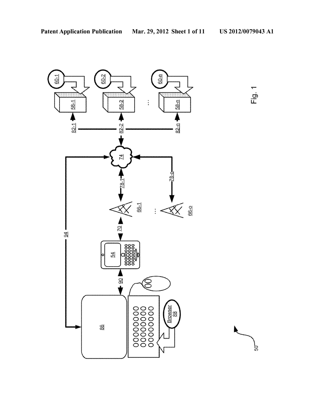 METHOD, APPARATUS AND SYSTEM FOR ACCESSING AN APPLICATION ACROSS A     PLURALITY OF COMPUTERS - diagram, schematic, and image 02