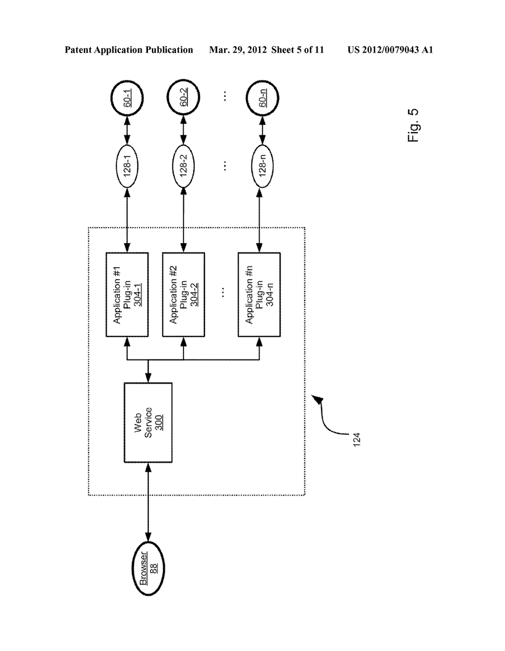 METHOD, APPARATUS AND SYSTEM FOR ACCESSING AN APPLICATION ACROSS A     PLURALITY OF COMPUTERS - diagram, schematic, and image 06