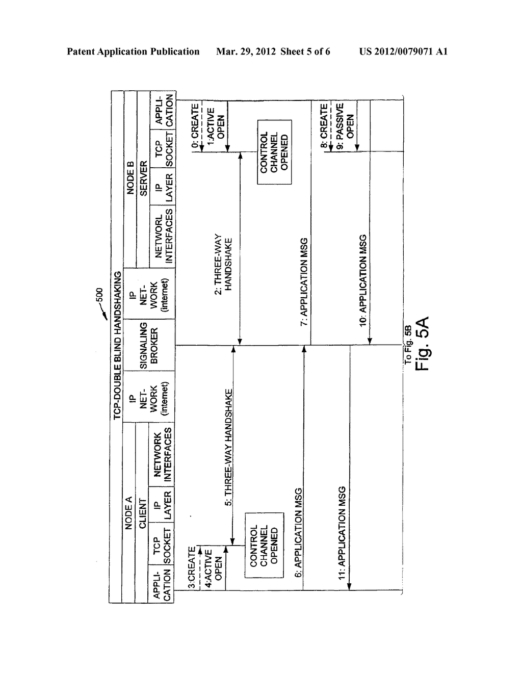 Method and System for Out-of-Band Signaling for TCP Connection Setup - diagram, schematic, and image 06