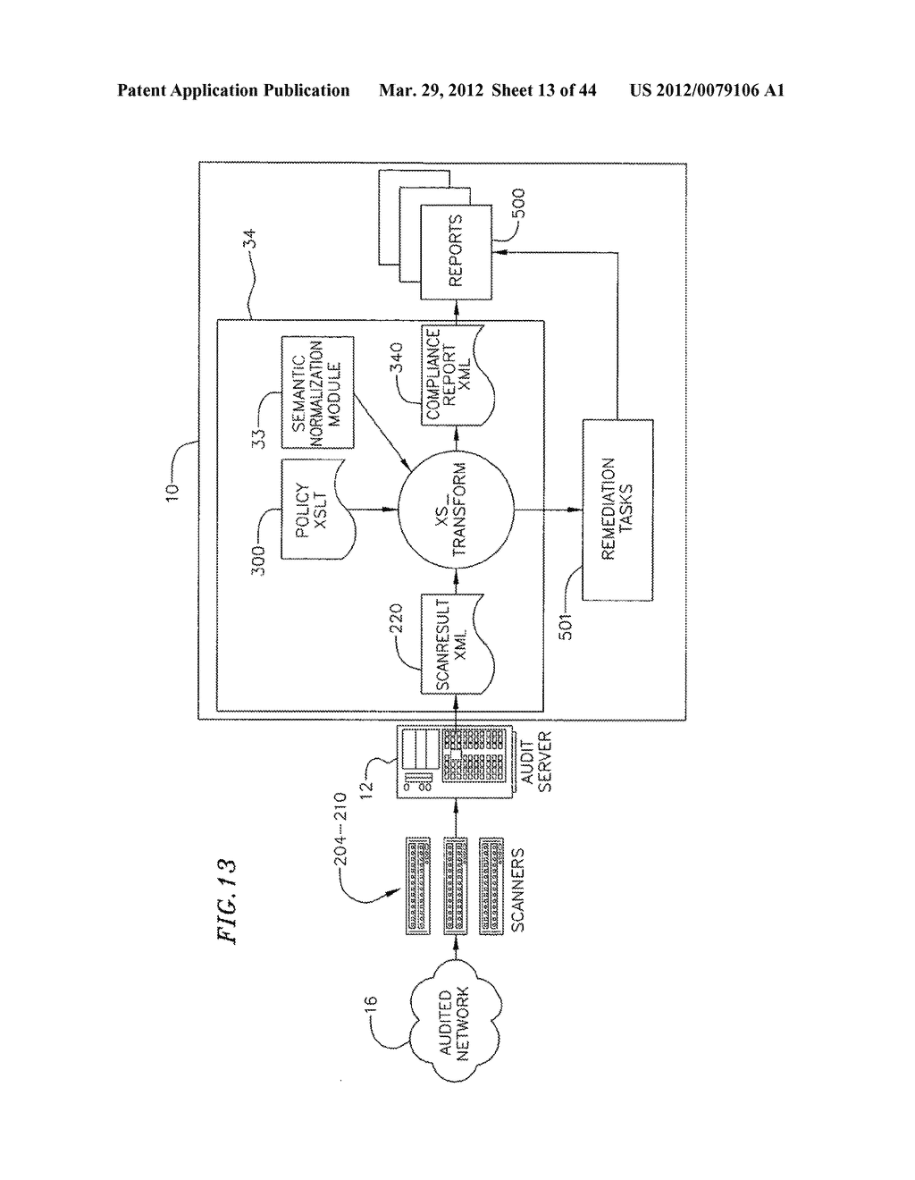 System and Method for Interfacing with Heterogeneous Network Data     Gathering Tools - diagram, schematic, and image 14