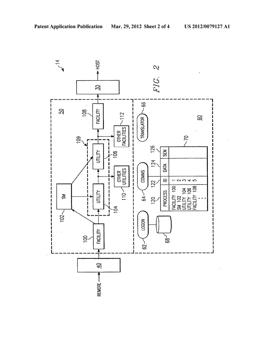 PROTOCOL CONVERSION USING FACILITIES AND UTILITIES - diagram, schematic, and image 03