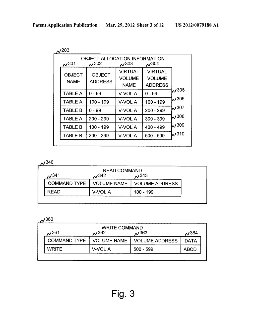 METHOD AND APPARATUS TO ALLOCATE AREA TO VIRTUAL VOLUME BASED ON OBJECT     ACCESS TYPE - diagram, schematic, and image 04