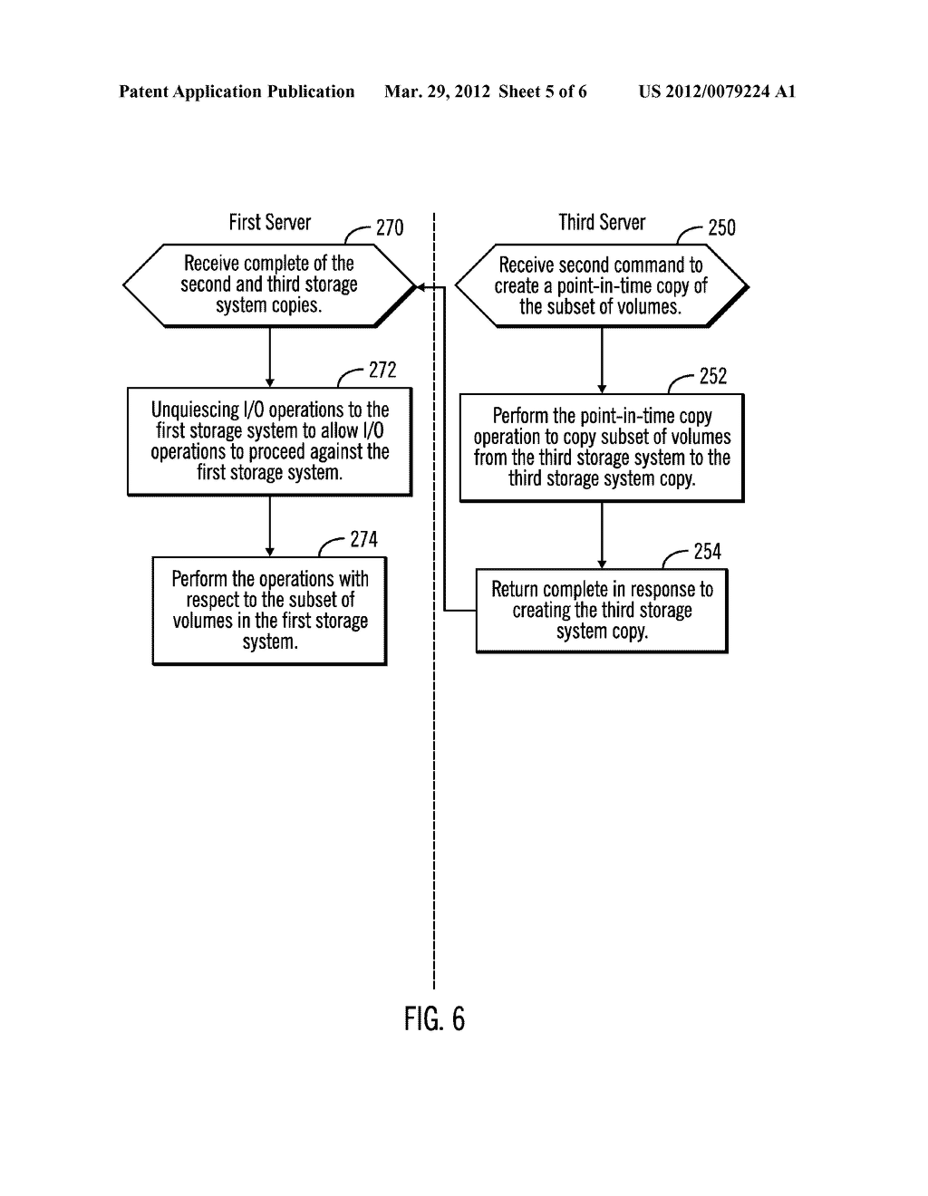 MAINTAINING MIRROR AND STORAGE SYSTEM COPIES OF VOLUMES AT MULTIPLE REMOTE     SITES - diagram, schematic, and image 06