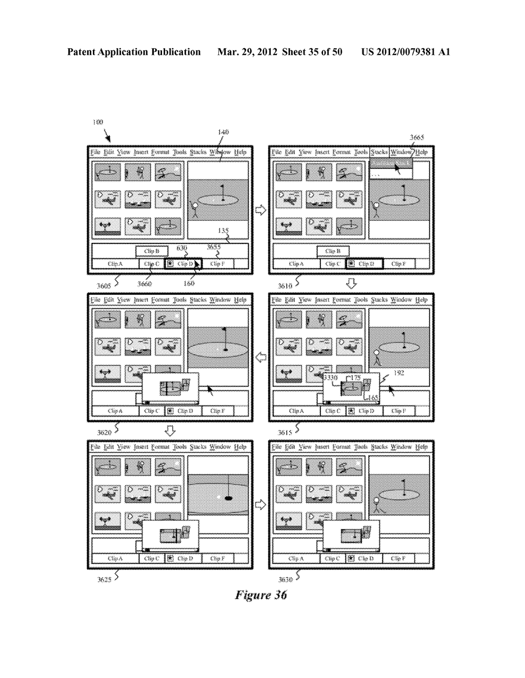 MEDIA EDITING APPLICATION FOR AUDITIONING DIFFERENT TYPES OF MEDIA CLIPS - diagram, schematic, and image 36