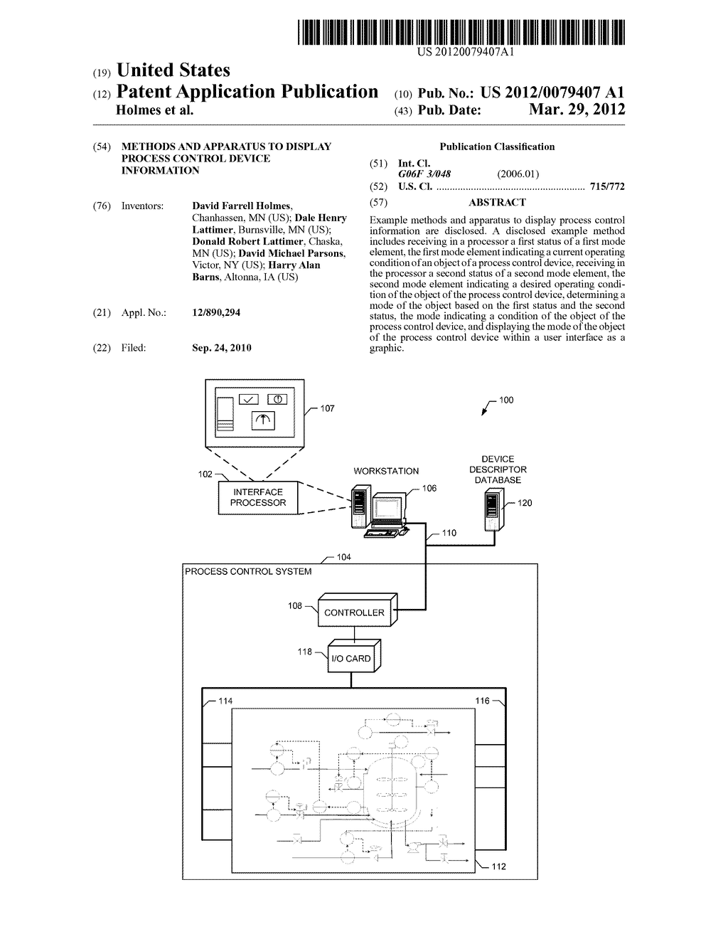 METHODS AND APPARATUS TO DISPLAY PROCESS CONTROL DEVICE INFORMATION - diagram, schematic, and image 01