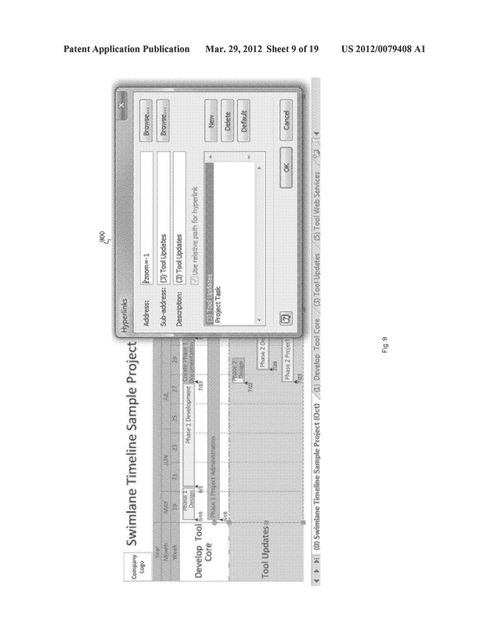 SYSTEMS AND METHODS FOR GENERATING A SWIMLANE TIMELINE FOR TASK DATA     VISUALIZATION - diagram, schematic, and image 10