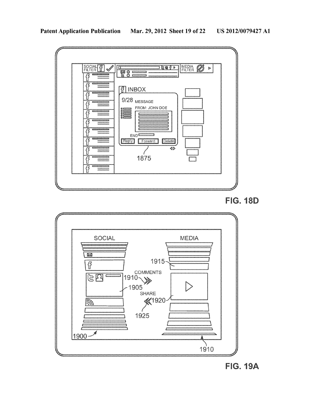 Sprocket  Shaped User Interface for Navigating a Dynamic Collection of     Information - diagram, schematic, and image 20