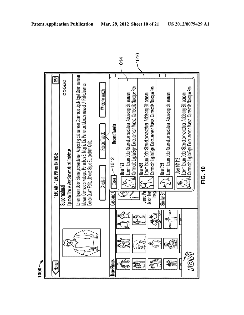 SYSTEMS AND METHODS FOR TOUCH-BASED MEDIA GUIDANCE - diagram, schematic, and image 11