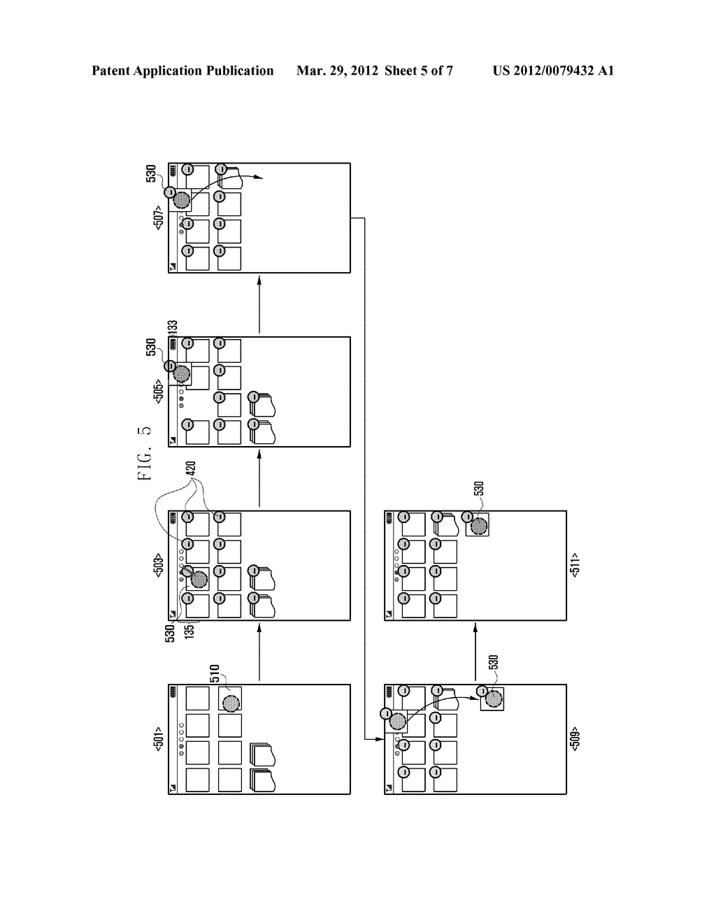 METHOD AND APPARATUS FOR EDITING HOME SCREEN IN TOUCH DEVICE - diagram, schematic, and image 06