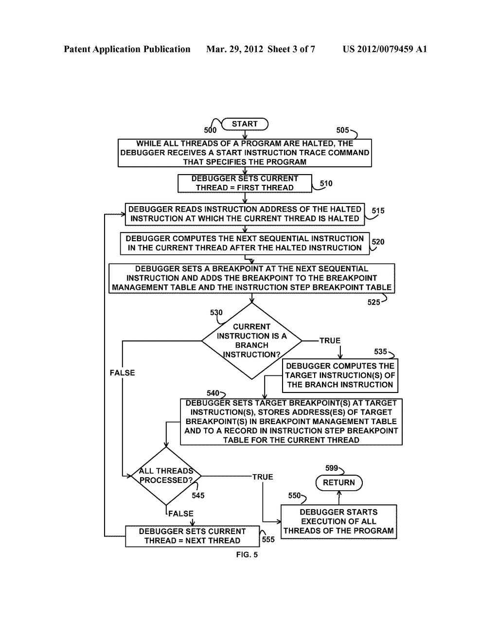 TRACING MULTIPLE THREADS VIA BREAKPOINTS - diagram, schematic, and image 04