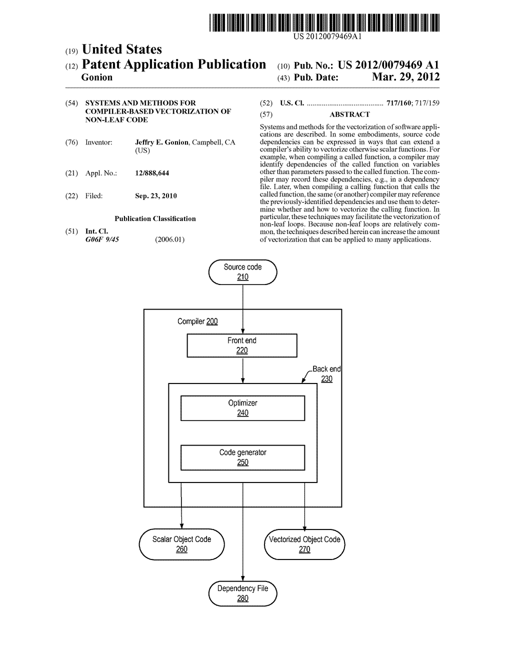 Systems And Methods For Compiler-Based Vectorization Of Non-Leaf Code - diagram, schematic, and image 01