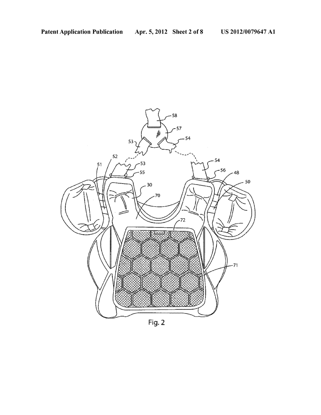 Sports Protective Garment with Impact Force Protection and Microclimate     Control - diagram, schematic, and image 03