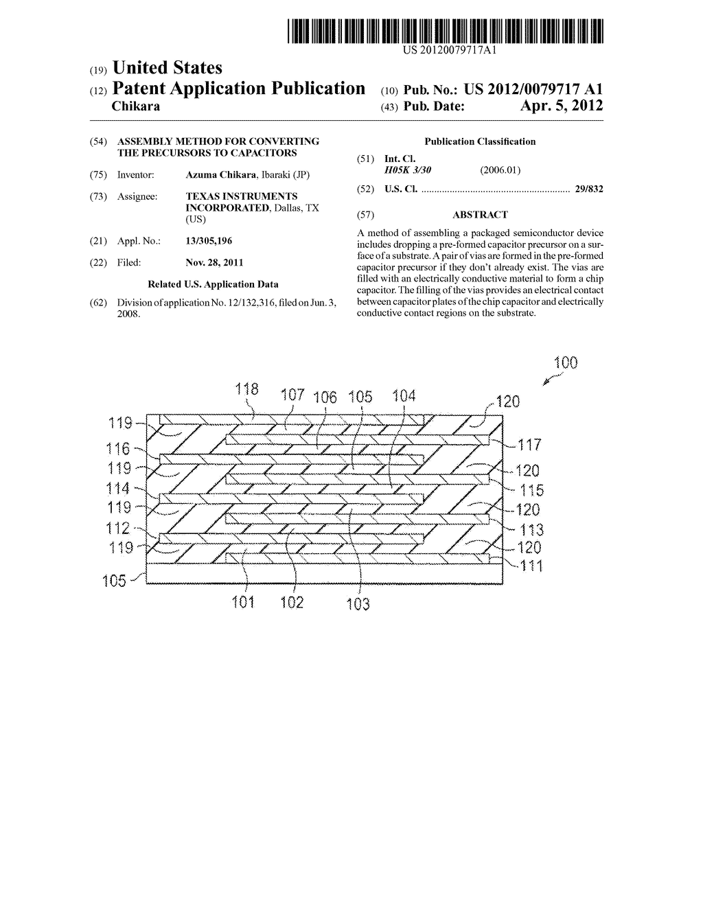 Assembly Method for Converting the Precursors to Capacitors - diagram, schematic, and image 01