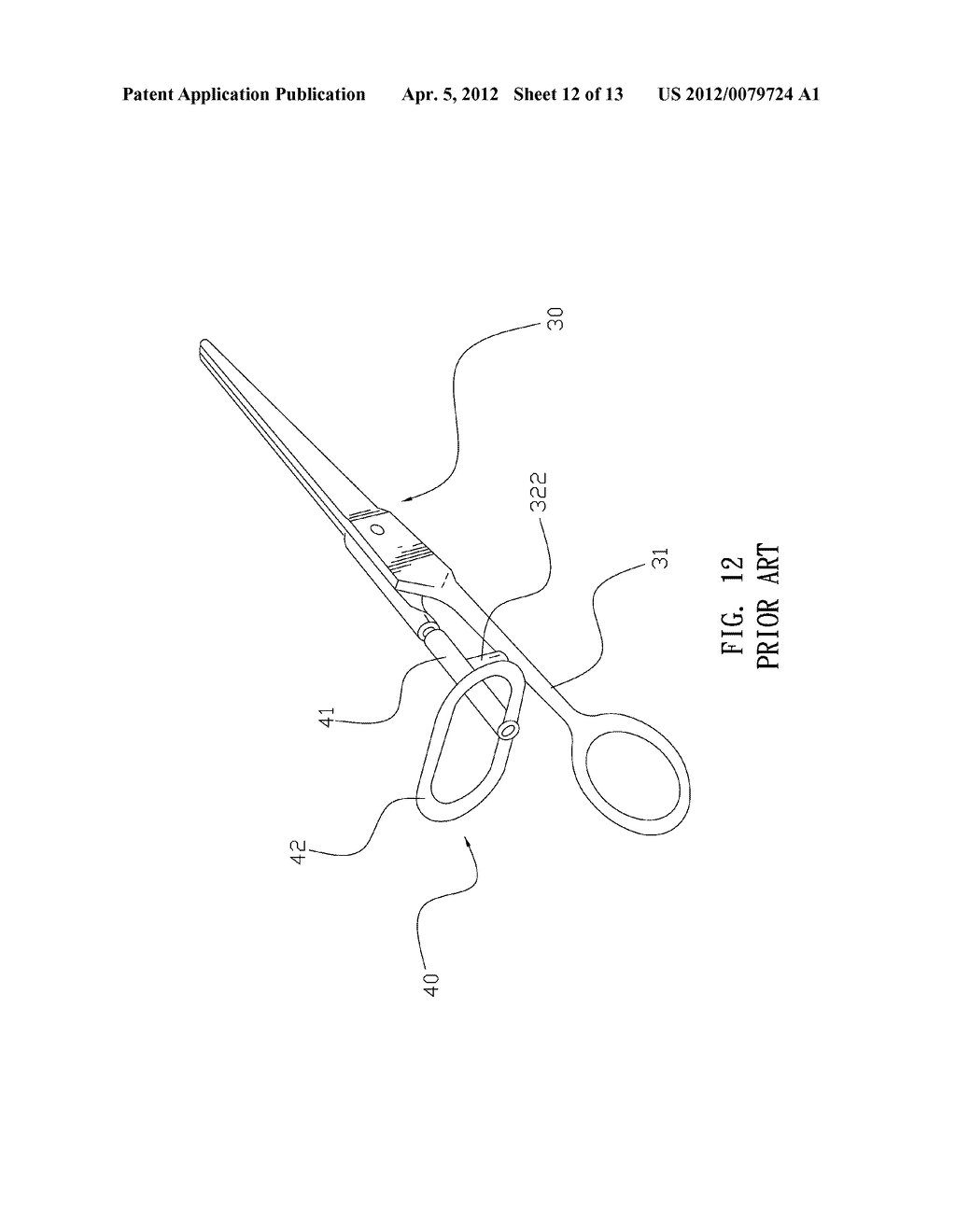 ADJUSTABLE FINGER LOOP STRUCTURE FOR A SCISSORS - diagram, schematic, and image 13