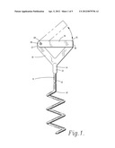 PORTABLE FISHING POLE HOLDER diagram and image