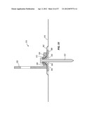 ROOFING GROMMET FORMING A SEAL BETWEEN A ROOF-MOUNTED STRUCTURE AND A ROOF diagram and image