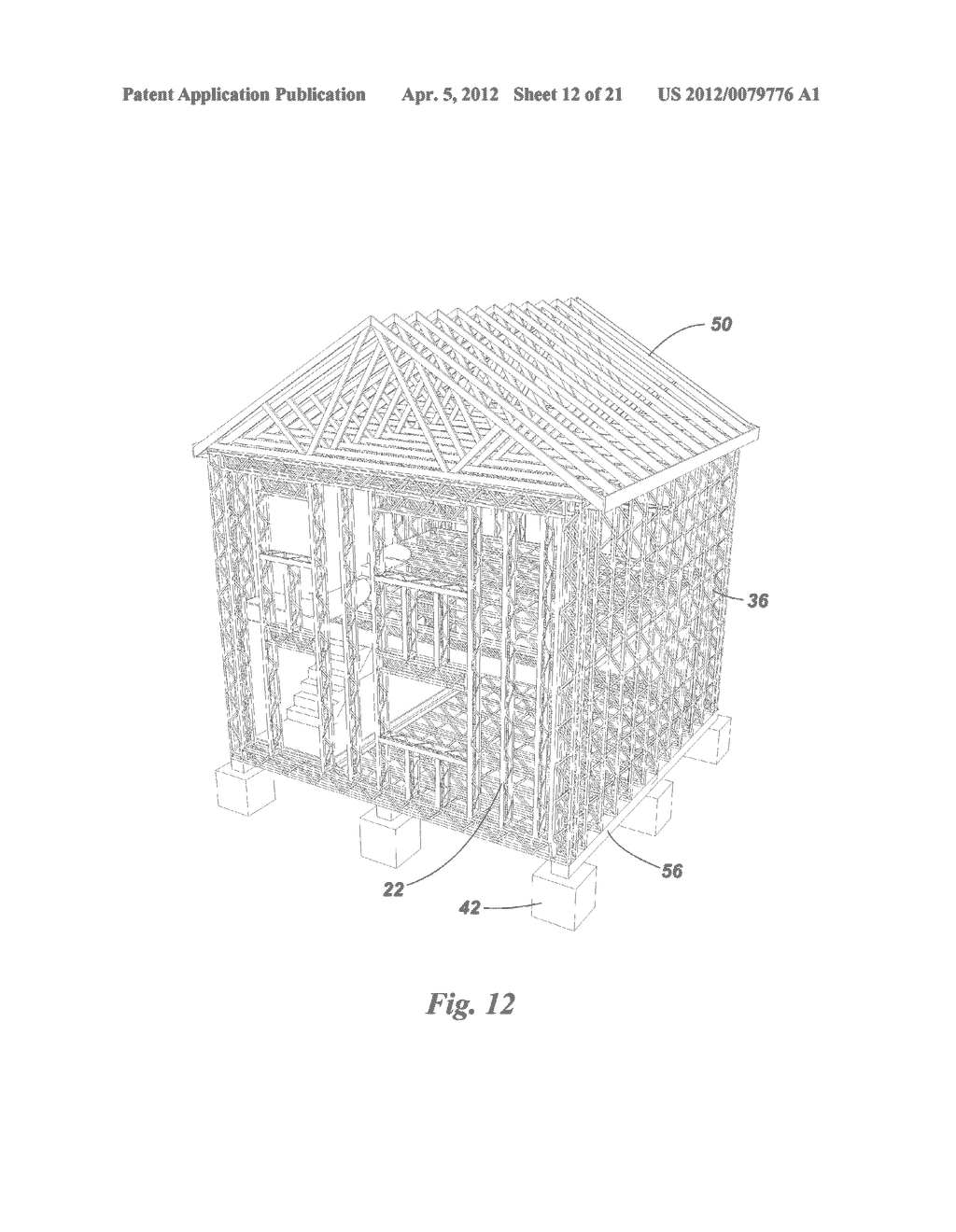 BUILDING AND METHOD OF CONSTRUCTING A BUILDING - diagram, schematic, and image 13