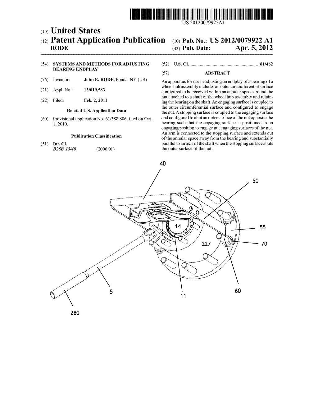 SYSTEMS AND METHODS FOR ADJUSTING BEARING ENDPLAY - diagram, schematic, and image 01