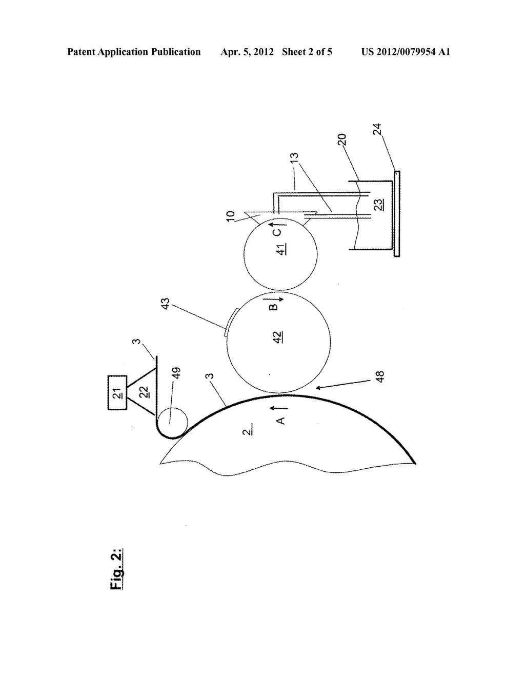 DEVICE AND METHOD FOR SETTING AT LEAST TWO CYLINDERS OF A PRINTING MACHINE     AGAINST EACH OTHER - diagram, schematic, and image 03