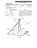 PORTABLE TABLE SUSPENDED FROM A VERTICAL SUPPORT diagram and image