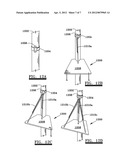 PORTABLE PLATFORM SUSPENDED FROM A VERTICAL SUPPORT diagram and image