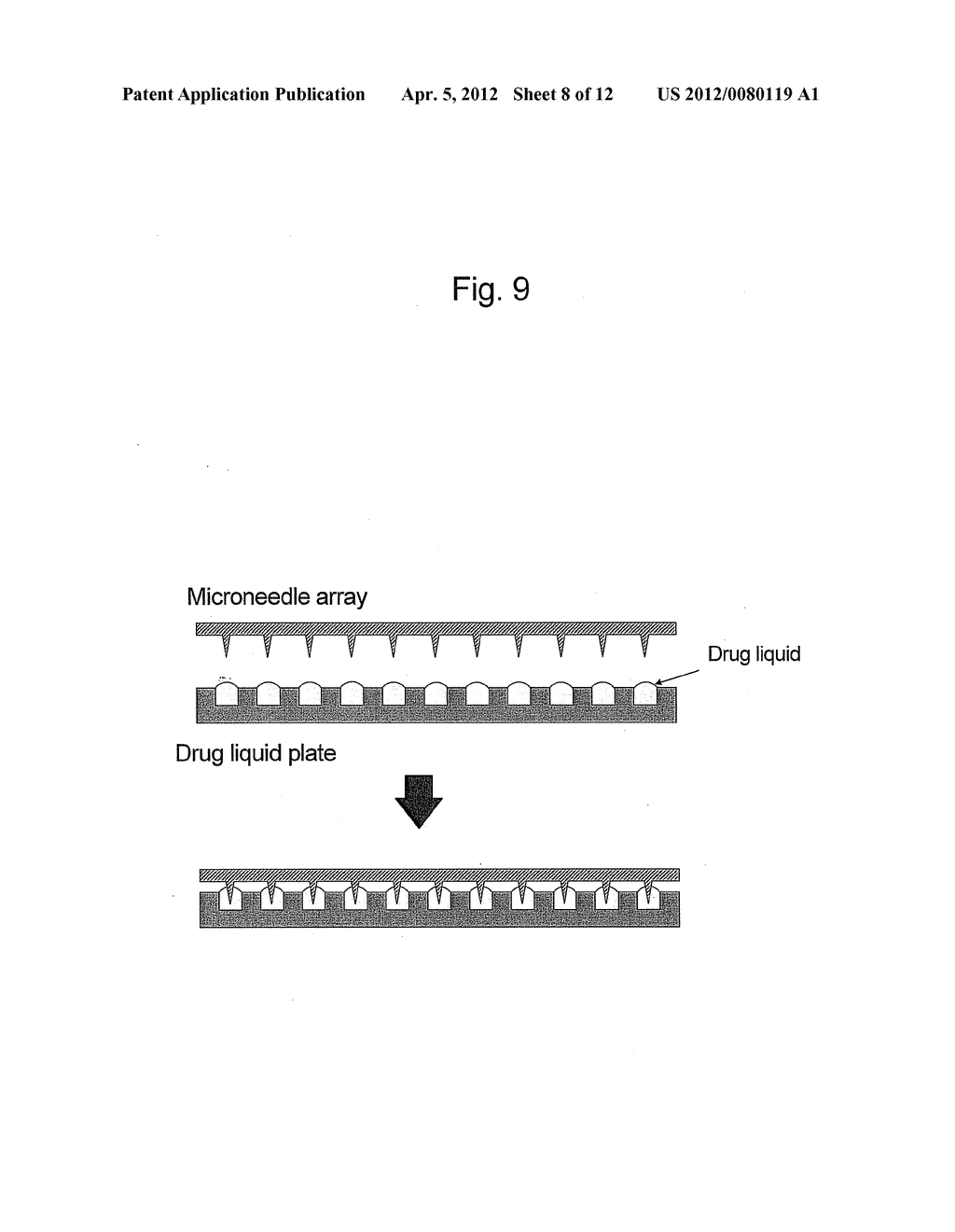 MEDICATION LIQUID SUPPORTING JIG AND METHOD OF APPLYING MEDICATION TO     MICRO-NEEDLE USING SAME - diagram, schematic, and image 09