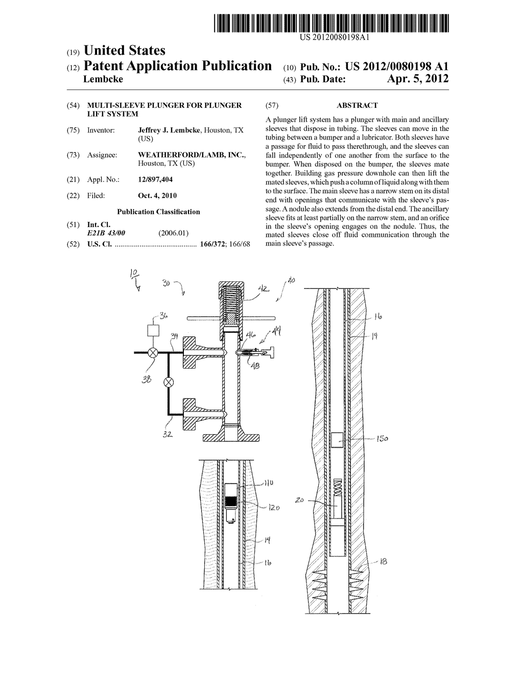 Multi-Sleeve Plunger for Plunger Lift System - diagram, schematic, and image 01