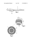 Power cable with a water barrier laminate diagram and image