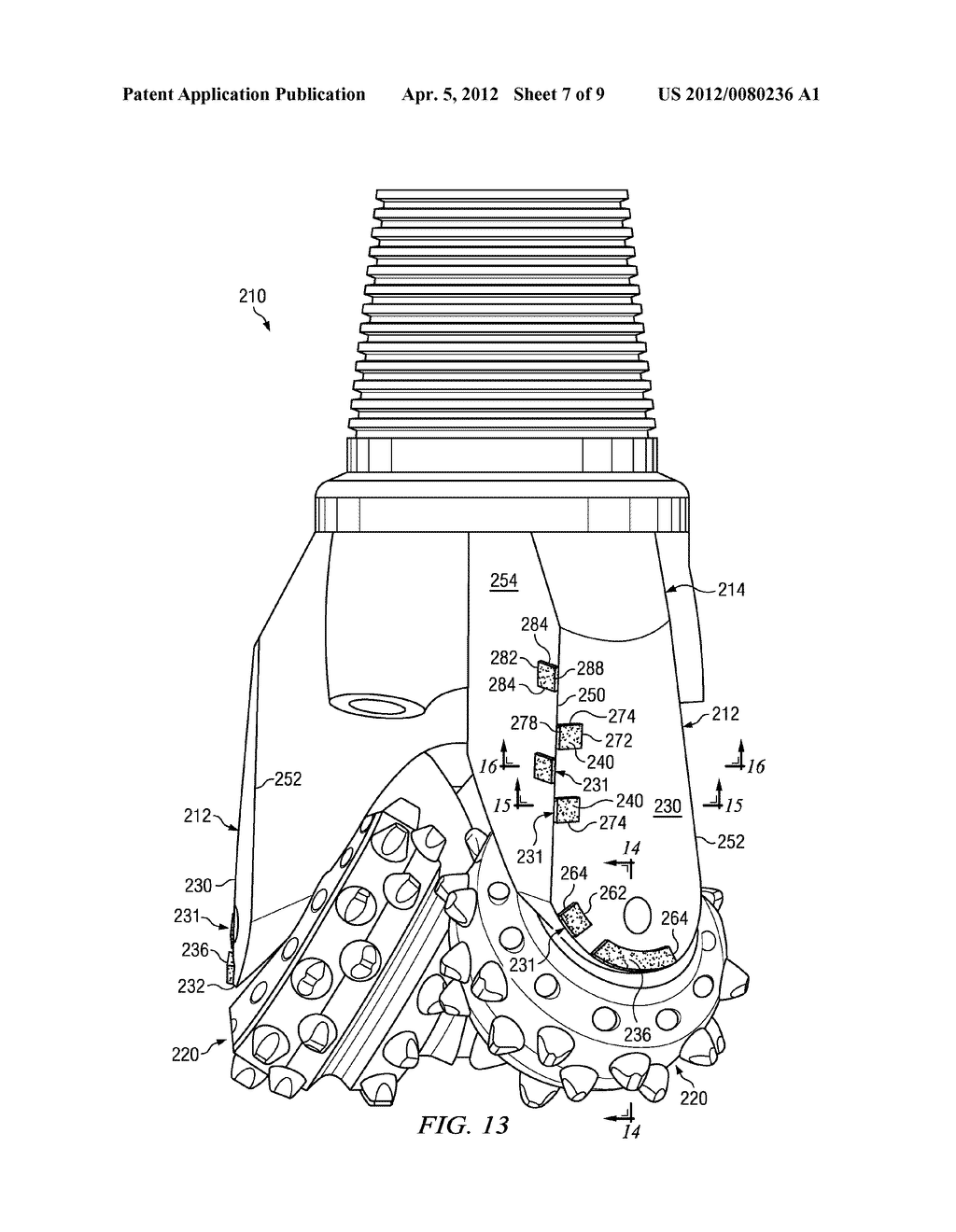 WEAR RESISTANT MATERIAL AT THE SHIRTTAIL EDGE AND LEADING EDGE OF A ROTARY     CONE DRILL BIT - diagram, schematic, and image 08