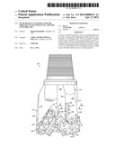 WEAR RESISTANT MATERIAL FOR THE SHIRTTAIL OUTER SURFACE OF A ROTARY CONE     DRILL BIT diagram and image